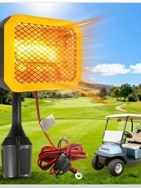 Golf Cart Heater, 36V Battery Operated Heater, 400W Electric Heaters for Golf Ca
